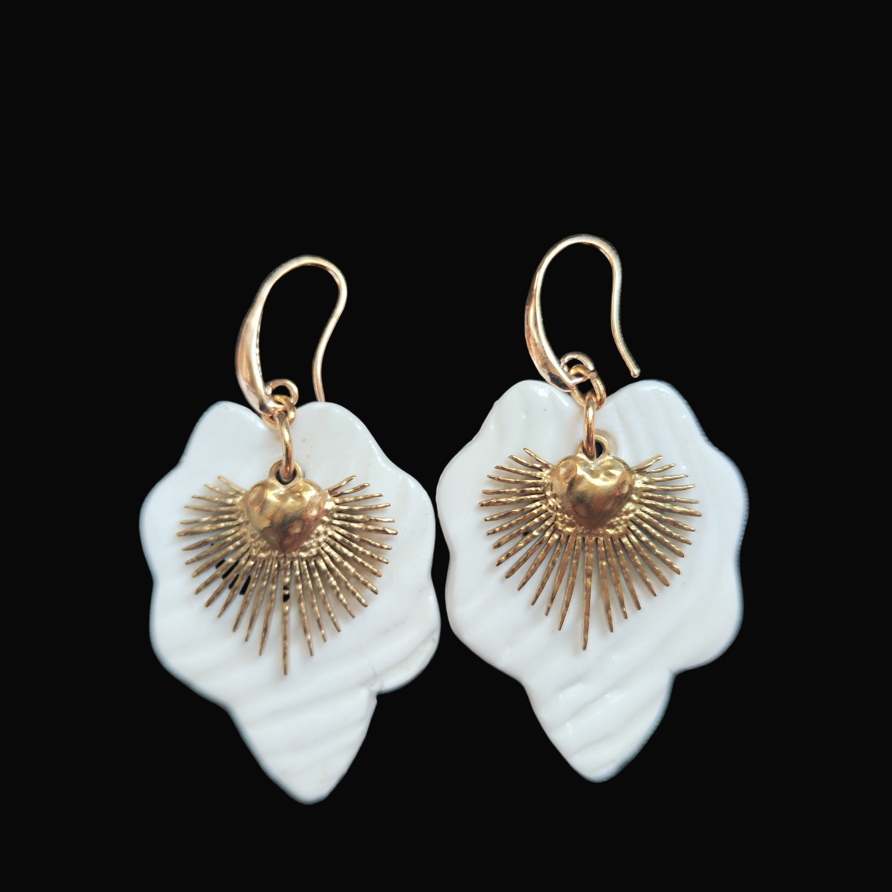 Sacralia boucles d'oreilles coeurs sacrés