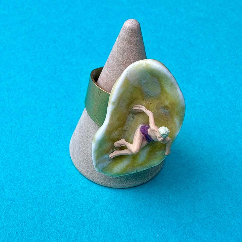 bague "L'épreuve du sable chaud"