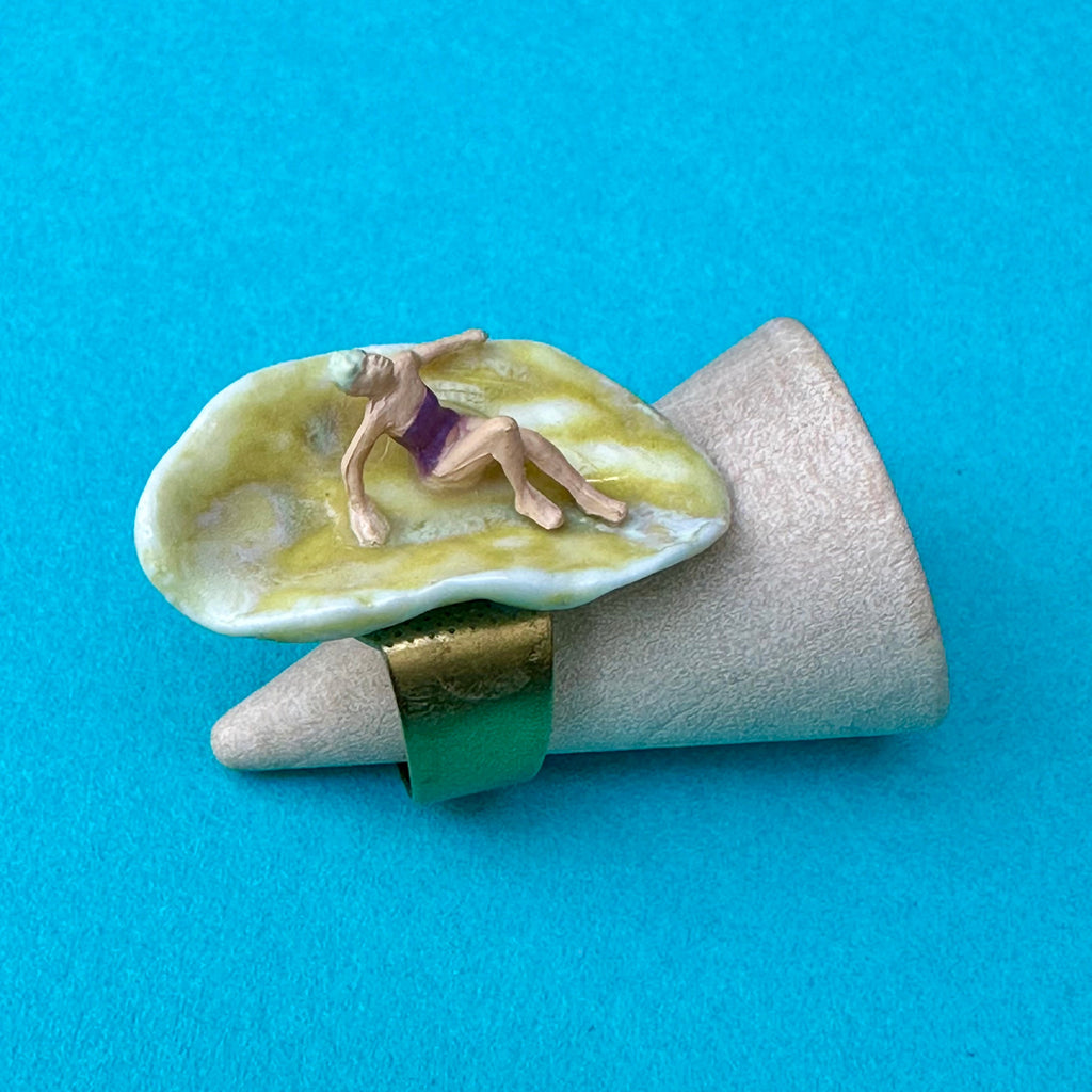 bague "L'épreuve du sable chaud"