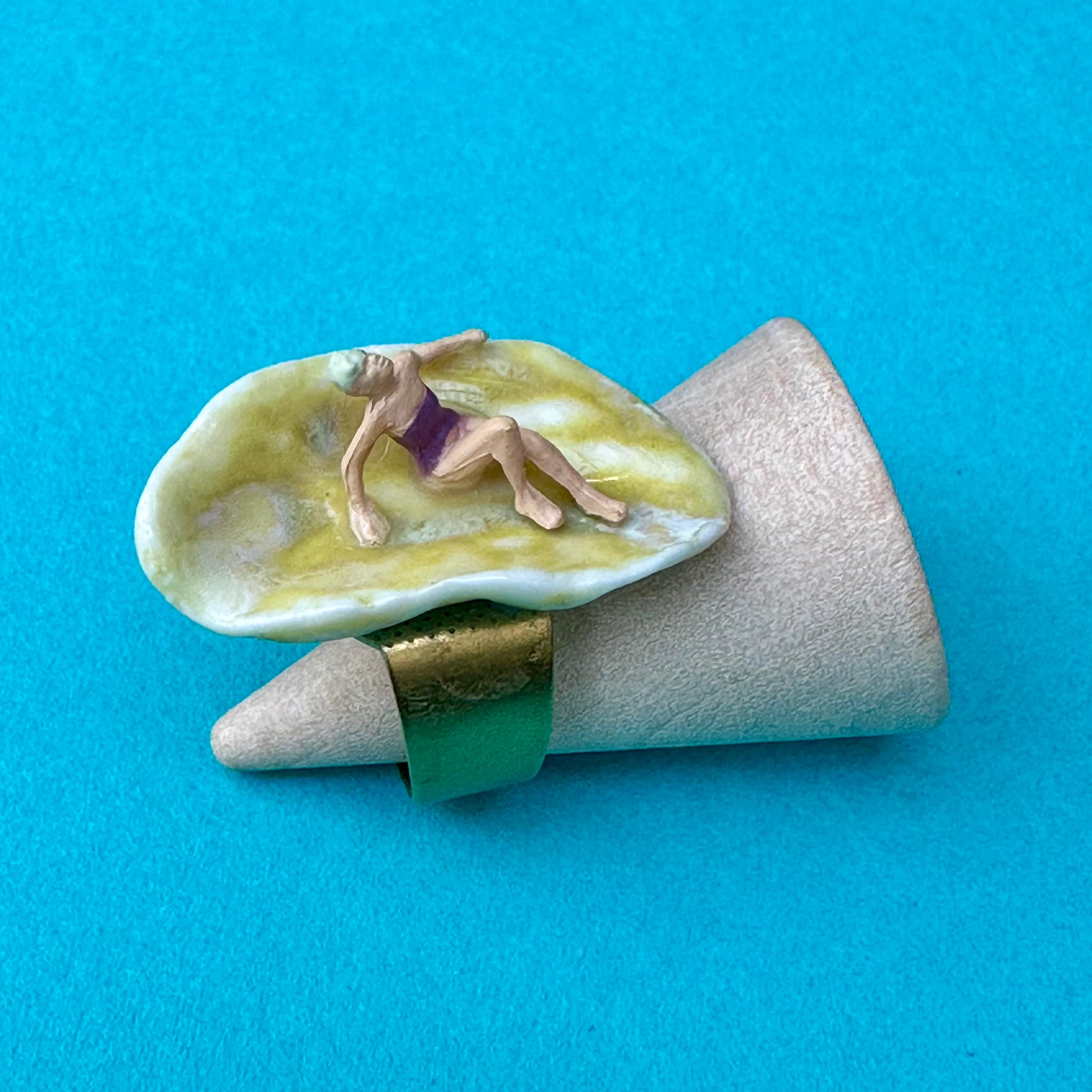 bague "L'épreuve du sable chaud"