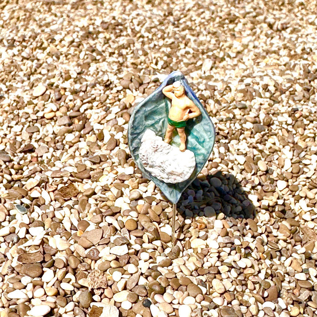 Broche à épingler "Recherche coin d'ombre désespérément"