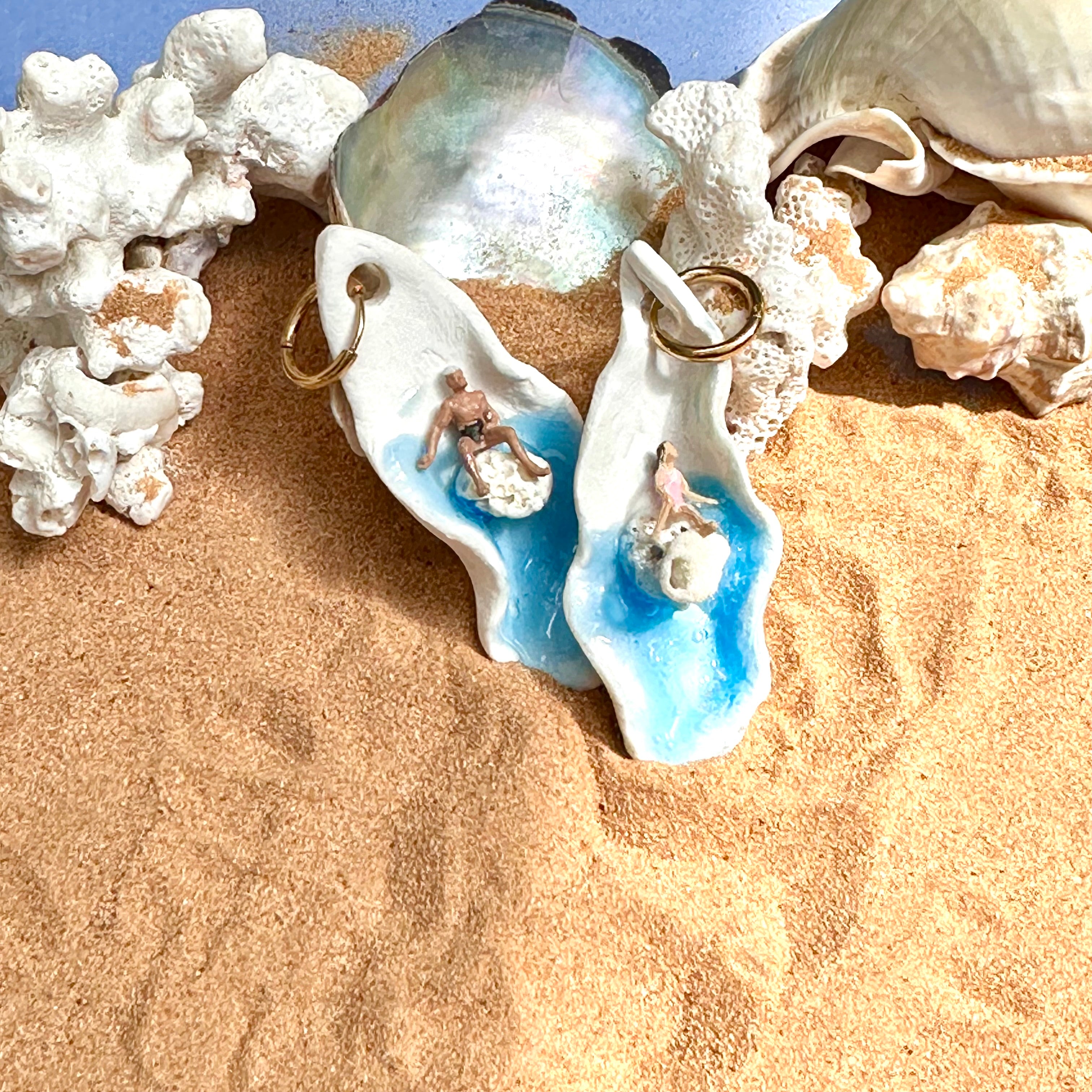 Boucles d'oreilles "Les rochers du flirt"