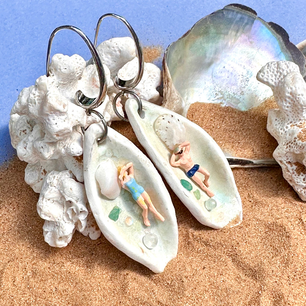 Boucles d'oreilles "Couple officiel du club UV"