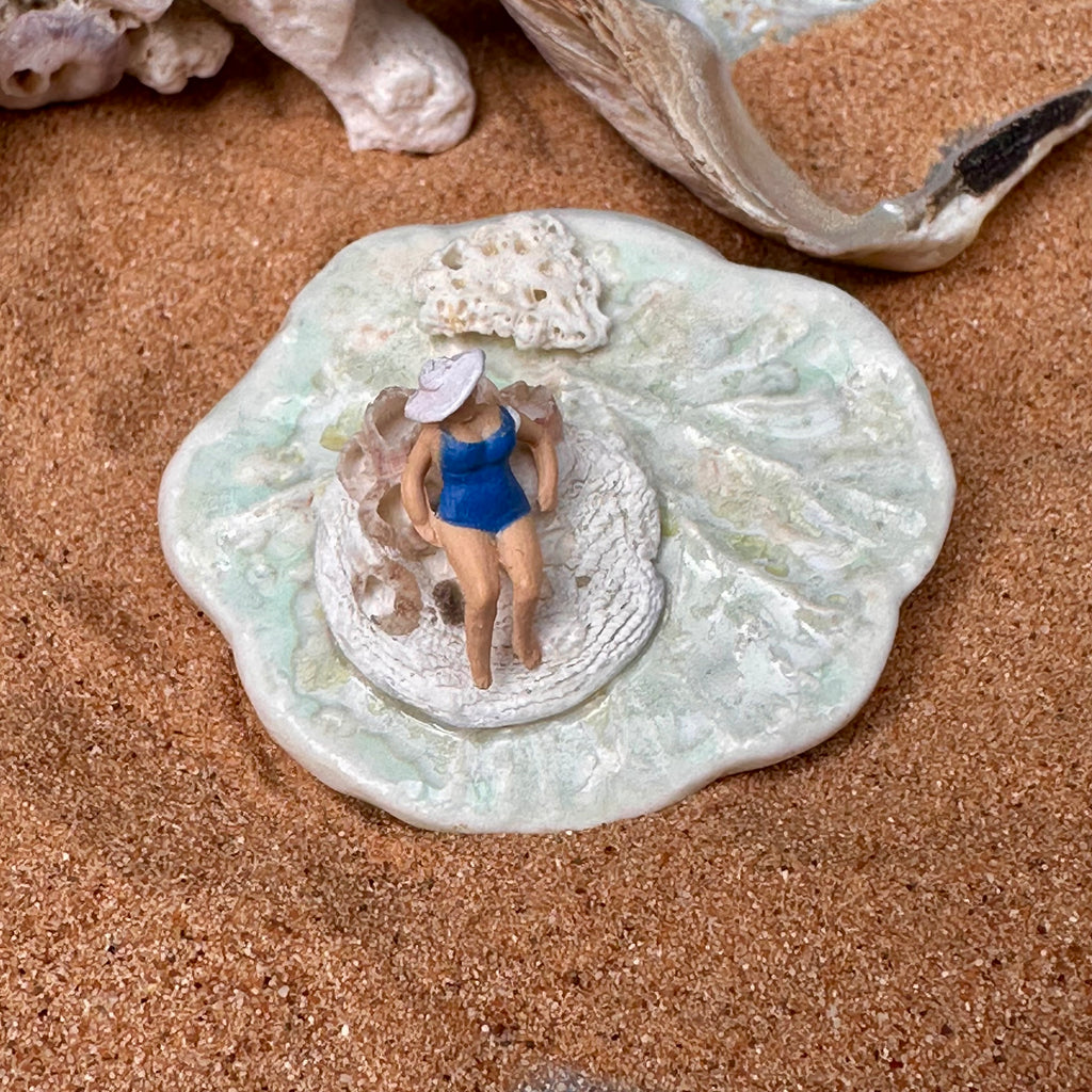 Broche "Mamie fait trempette"