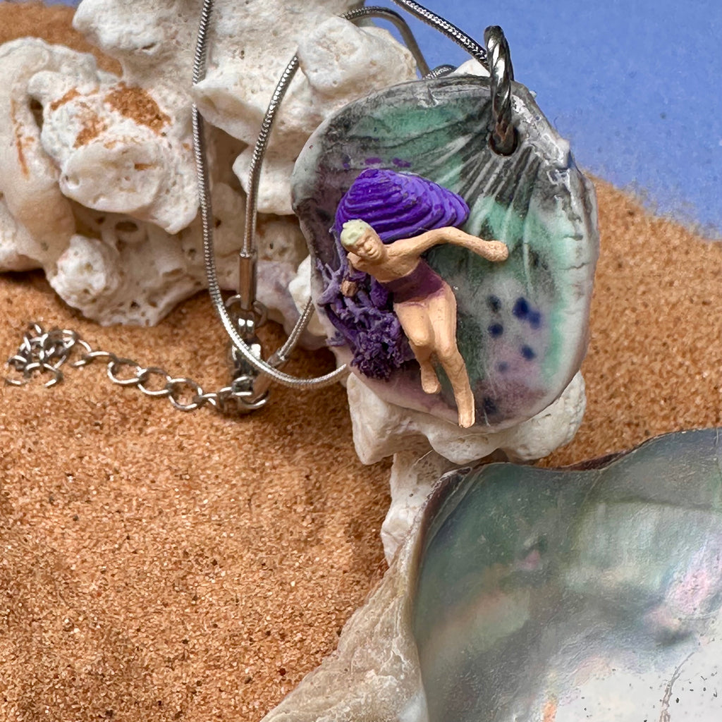 Collier "La marée violette"