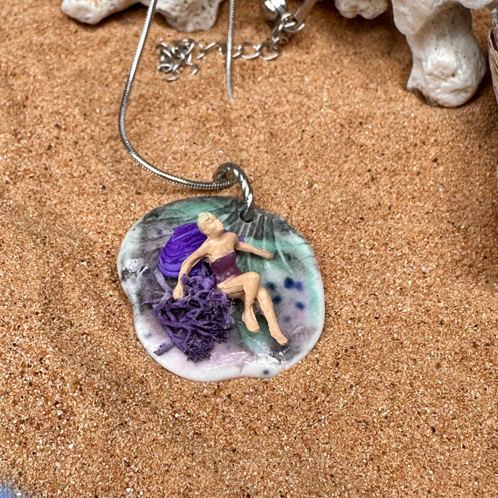 Collier "La marée violette"