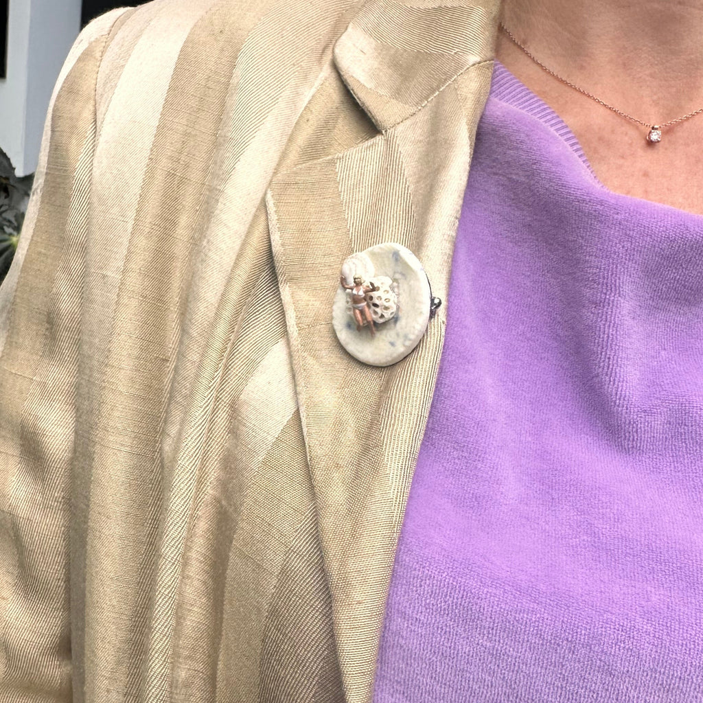 Broche "Philosophe des grandes marées"