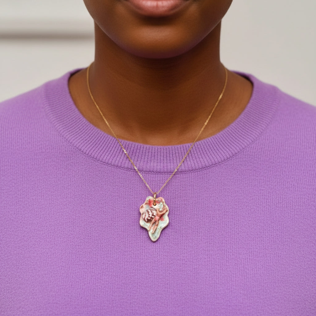 Collier "Chasseuse de coquillages"