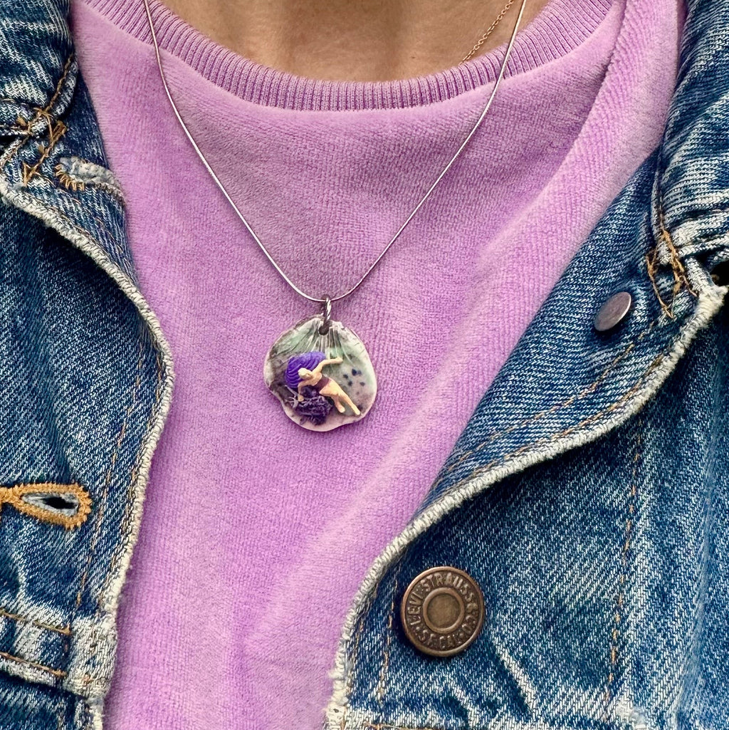 Collier "La marée violette"